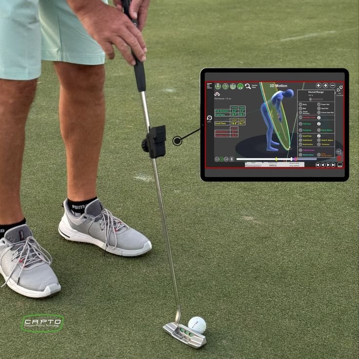 Outil Capto - analyse du putting avec capteur et tablette